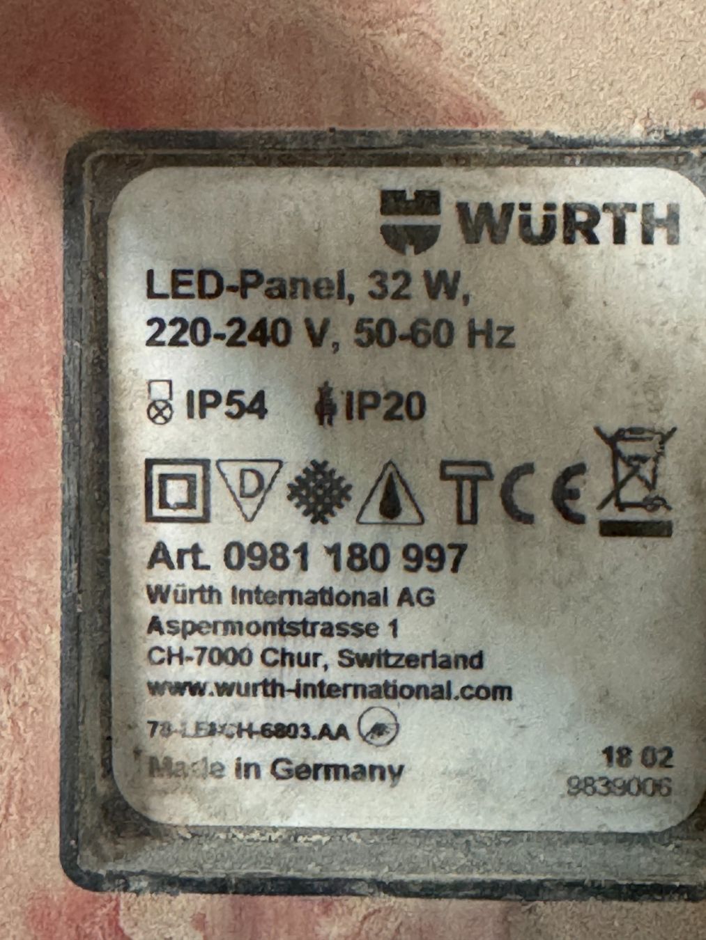 Lampes: Scheinwerfer, led Paneel 32W – D'occasion à Basel par Stein0233 1