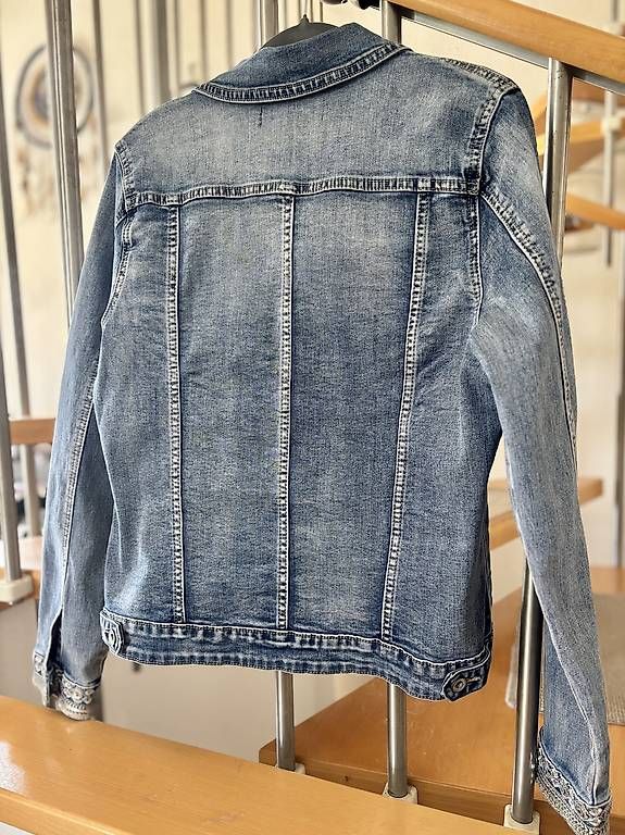Giacche: Veste en jeans stretch à sequins T.M – Nuovo (secondo la descrizione) da Perroy venduto da barballalla 2