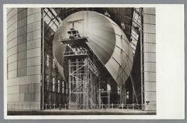 1935, ZEPPELIN LZ 129 IN BAU, 0 WEINGARTEN, SCHÖN
