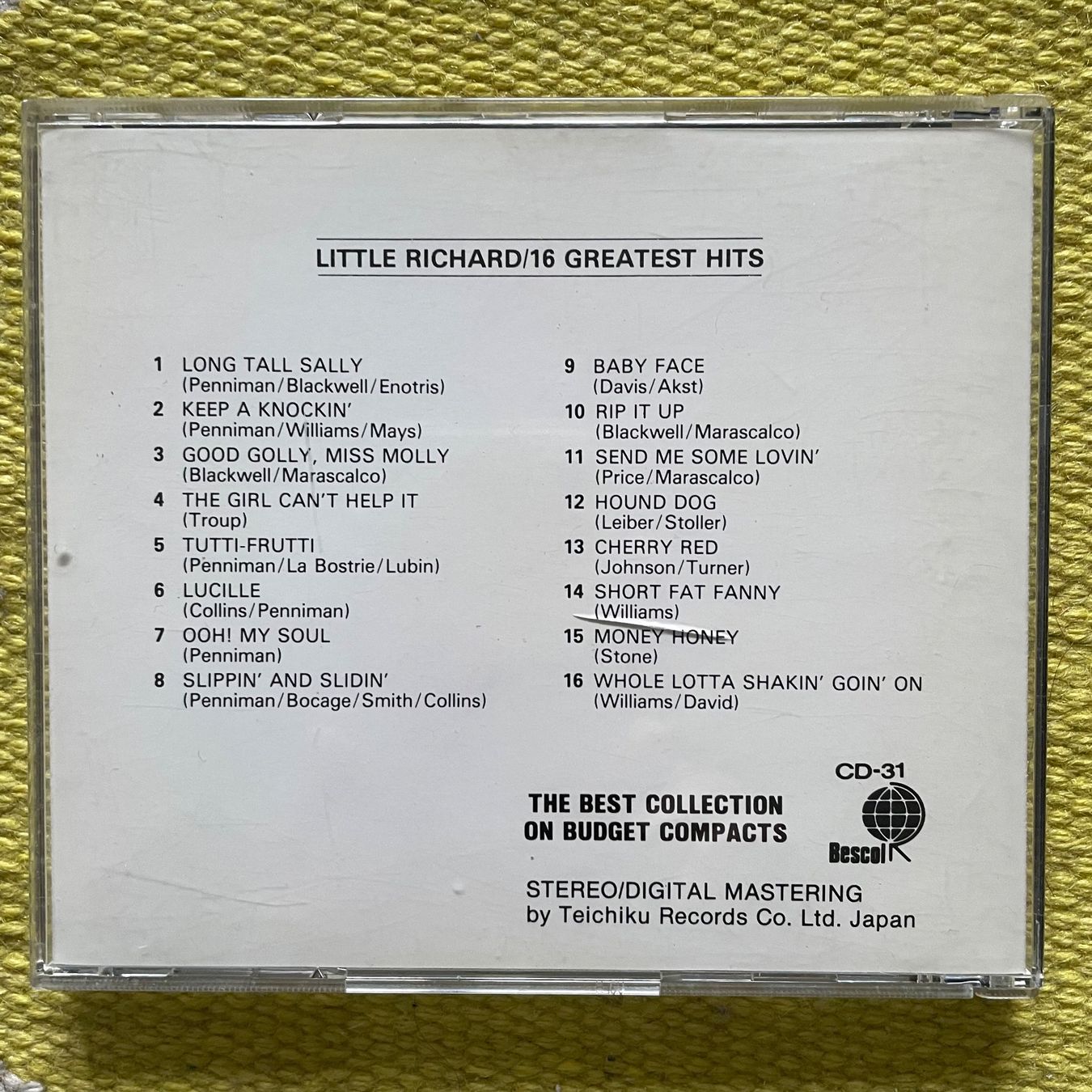 CD: LITTLE RICHARD-16 GREATEST HITS – Usato da Rorschacherberg venduto da CD-Roli 1