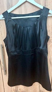 Schwarzes Satintop von Esprit, Grösse 38