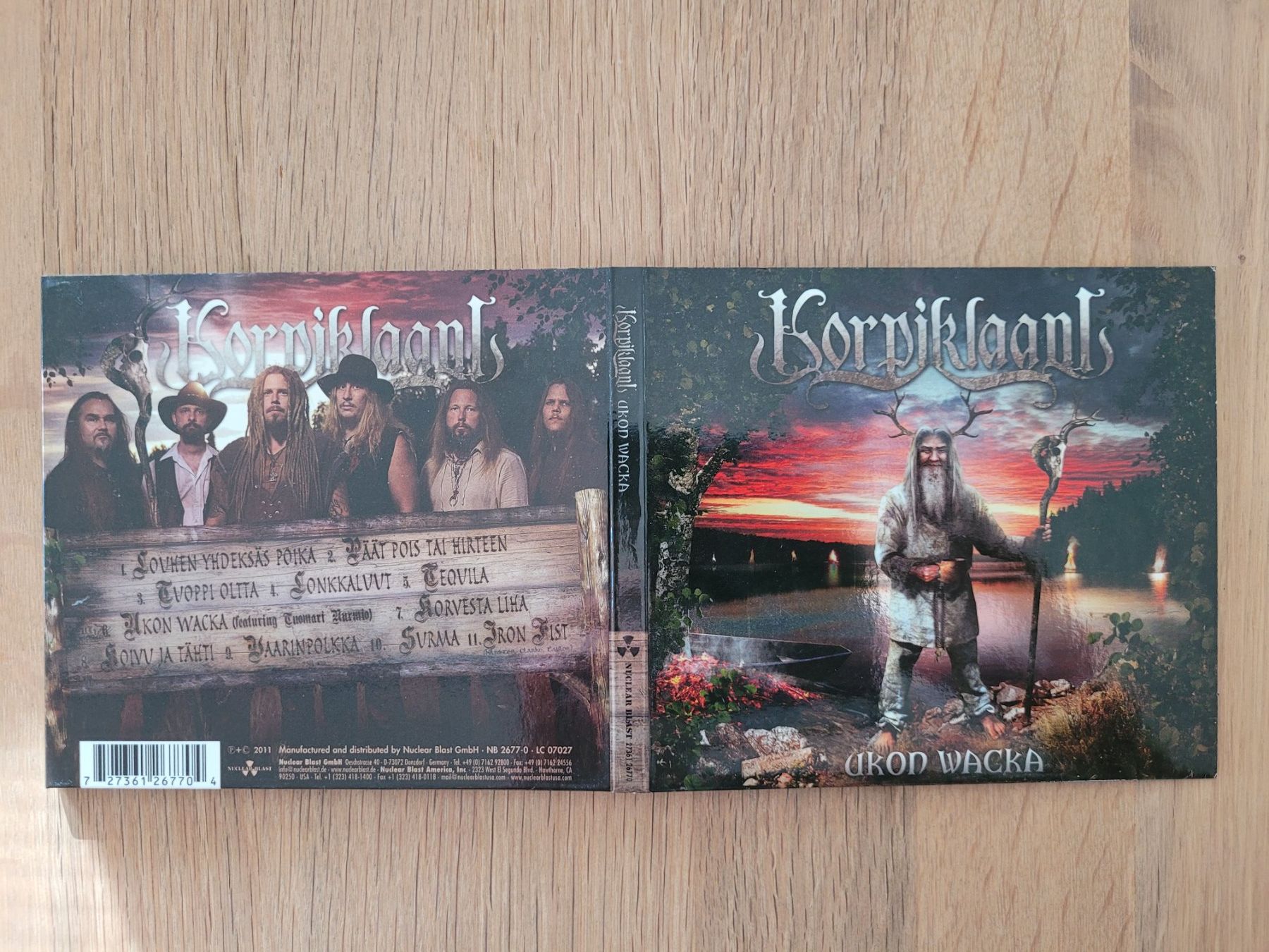 CD: CD Korpiklaani - Ukon Wacka, 2001 – Usato da Nebikon venduto da Harley-Davidson01