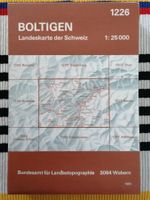 1226 Boltigen🌞1:25'000 Landeskarte der Schweiz
