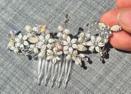 KLAMMER SPANGE HOCHZEITSSCHMUCK HOCHZEIT SCHMUCK HAARSCHMUCK