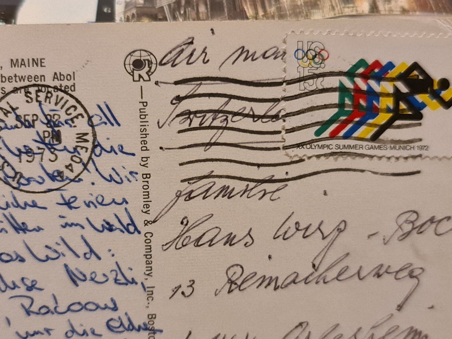Cartoline postali: Ansichtskarte Maine Baxter Park 1973 – Usato da Dintikon venduto da Vexi 1
