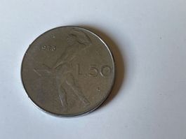 Münze Italien, Lire, 50, 1973