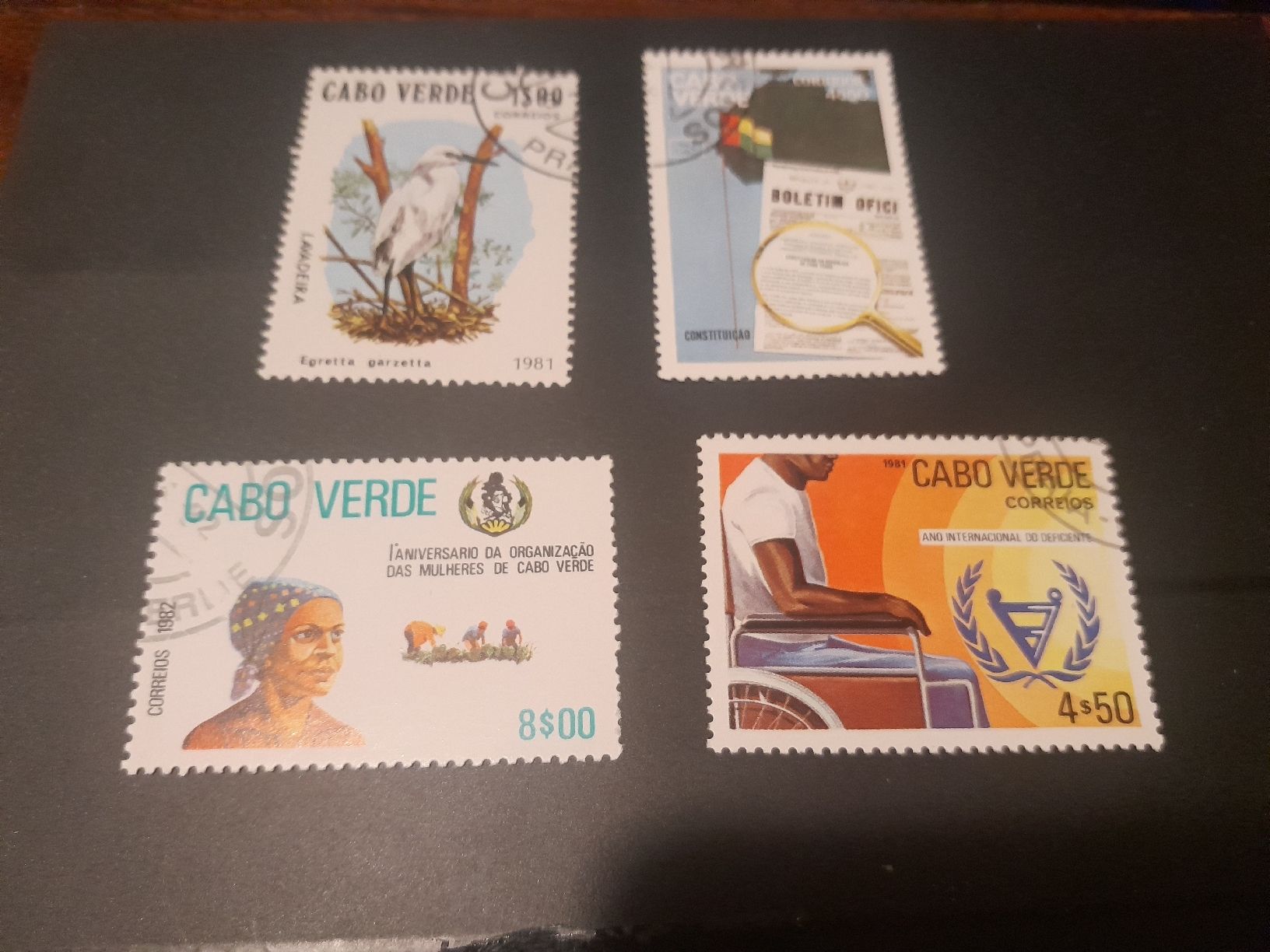 Tutti i francobolli: Cap Vert 4 timbres – Usato da Marly venduto da globetrotter1723