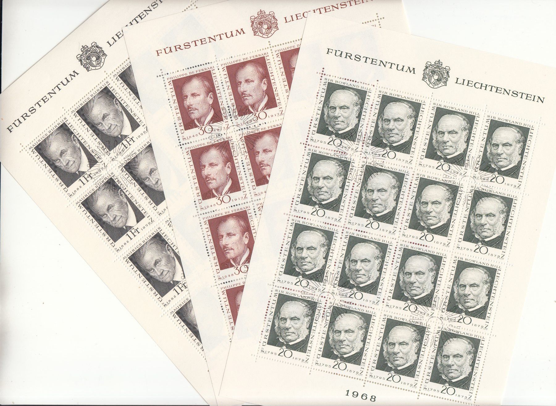 Tutti i francobolli: LBK 438 - 440 Zierbogen mit ET – Usato da Bürglen TG venduto da StampGraf