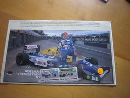 Mk2 Beleg mit Marken Nigel Mansell