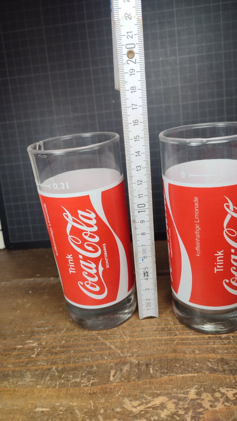 Coca-Cola Bicchieri: Wunderschöne alte COCA-COLA Gläser Asiatisch  Vintage – Usato da Gelterkinden venduto da MYSTOREFORYOU4460 5
