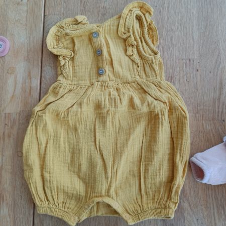 Musselin Jumpsuit Grösse 56 