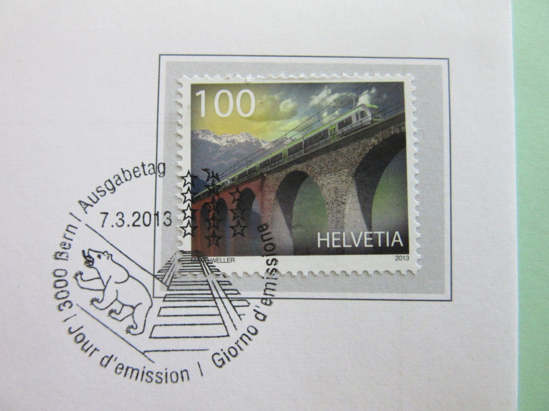 Toutes les monnaies: Numisbrief "100 JAHRE LÖTSCHBERGBAHN" – Neuf (Voir description) à Degersheim par Tforelle 2