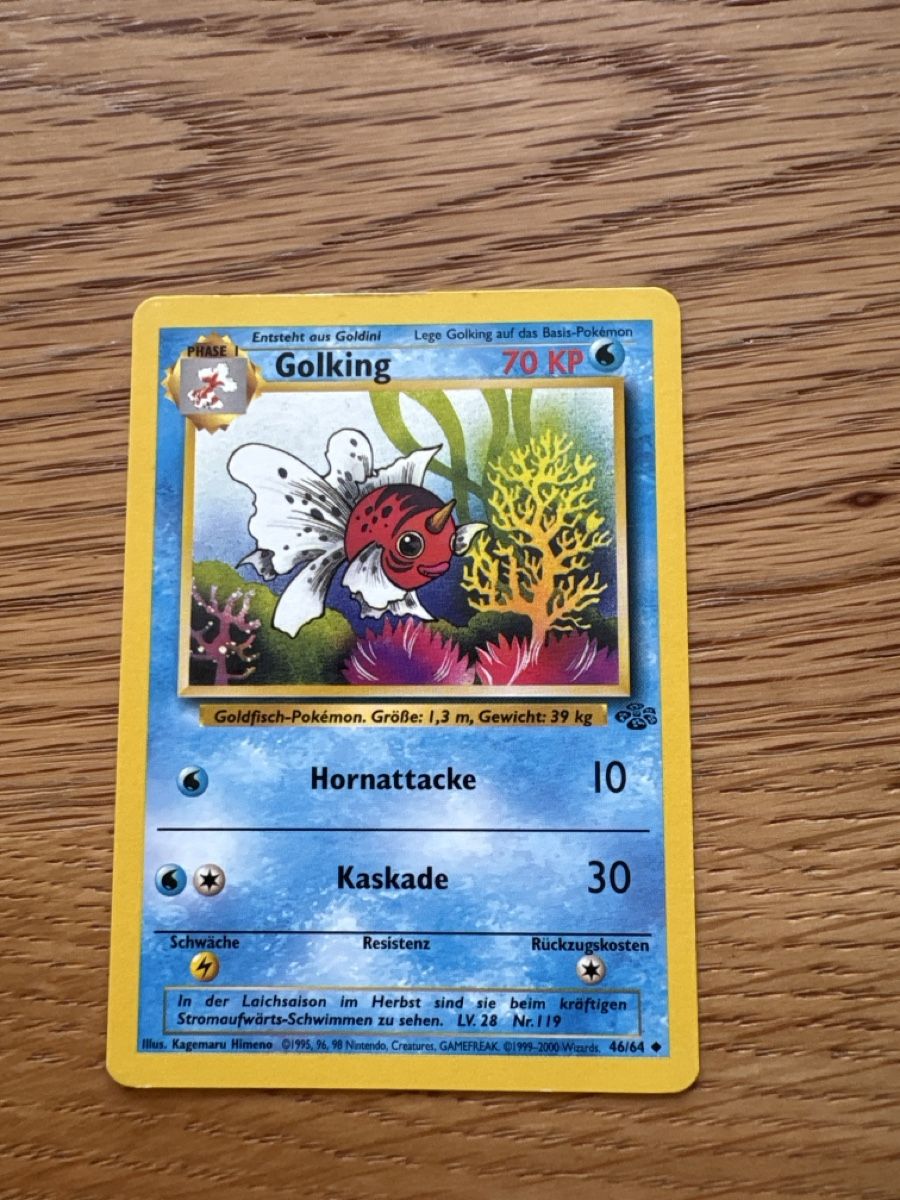 Pokémon Carte collezionabili: Pokemon, Golking, Jungle/Dschungel – Usato da Zürich venduto da el_marcel