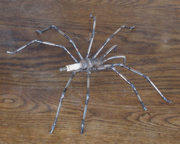 Sculture & Statue: Deko-Spinne aus Eisen CH Handarbeit – Usato da Meggen venduto da Trouvaillen 3