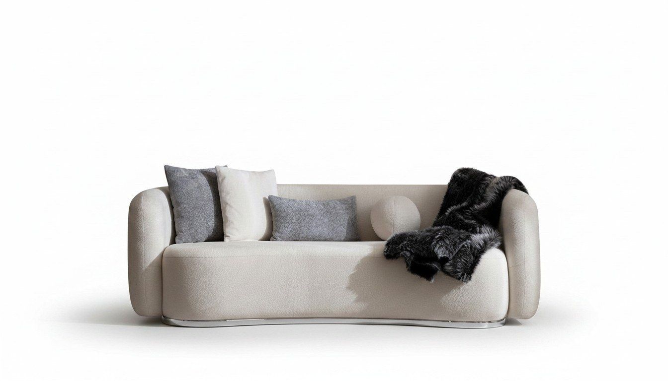 Divani: Wohnzimmer Sofa 3 Sitzer Designer Couch Polster Sofas Stoff – Nuovo e nell'imballaggio originale da Zug venduto da jvmoebel-schweiz 1