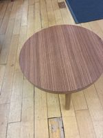 Runder Beistelltisch, Holz-Optik