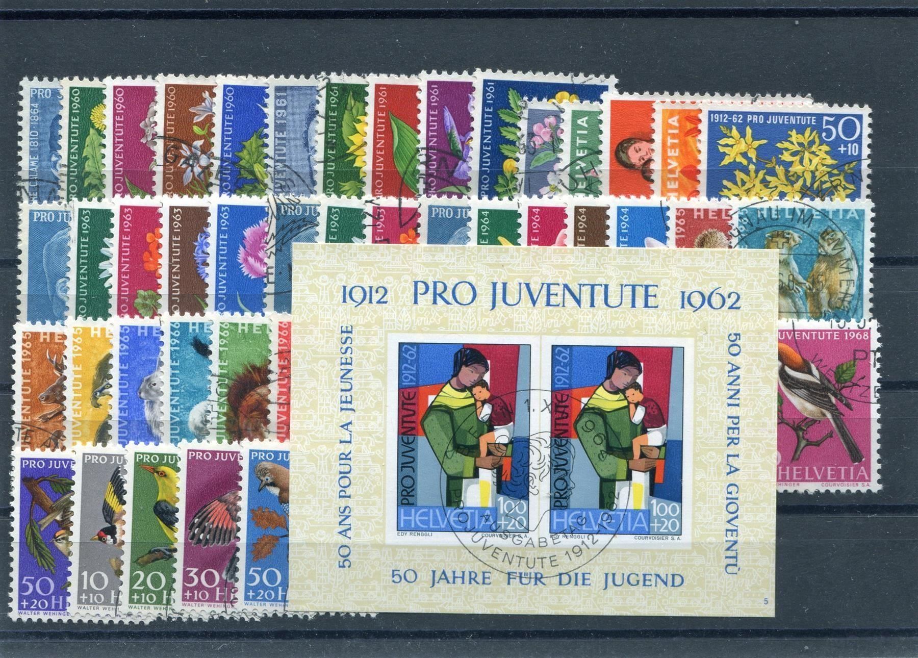 Alle Briefmarken: PJ 1960-69 sauber gestempelt – Gebraucht aus Winterthur von Kyoung