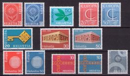 Schweiz_ EUROPA-SET 1964-1971 KOMPLETT !! **