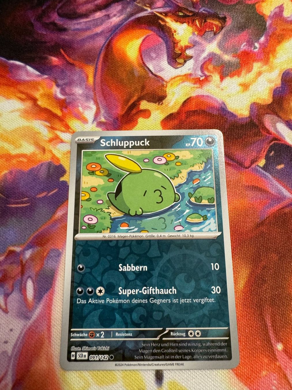 Pokémon Sammelbilder & Trading cards: Schluppuck (SCR 091) / Reverse Holo / Stellarkrone – Neu (gemäss Beschreibung) aus Bülach von CherryBlu