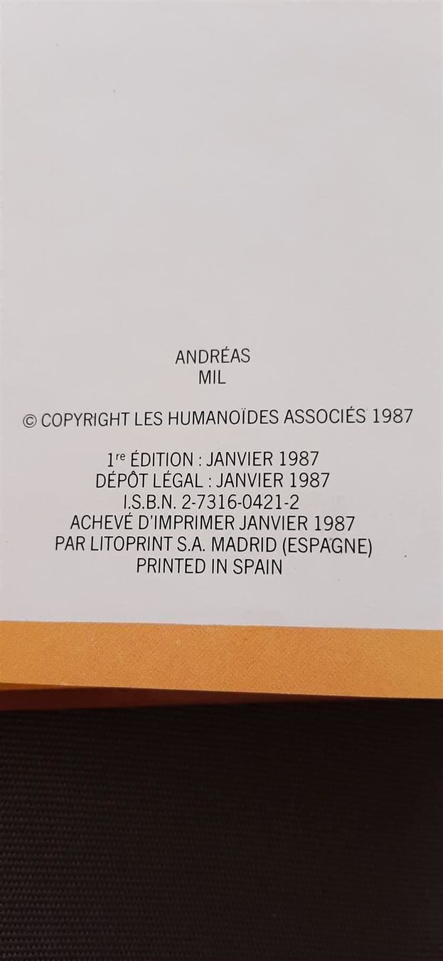 Fumetti: Mil (Edition Originale 1987) – Usato da Affoltern am Albis venduto da Sabinezc 3