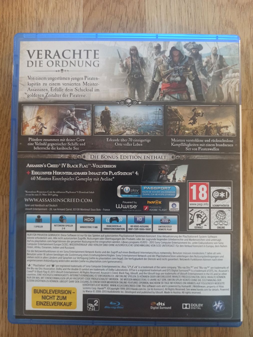Spiele: Assassin's Creed IV Black Flag PS4 / PS5 – Gebraucht aus Oberweningen von mar_87mx 1