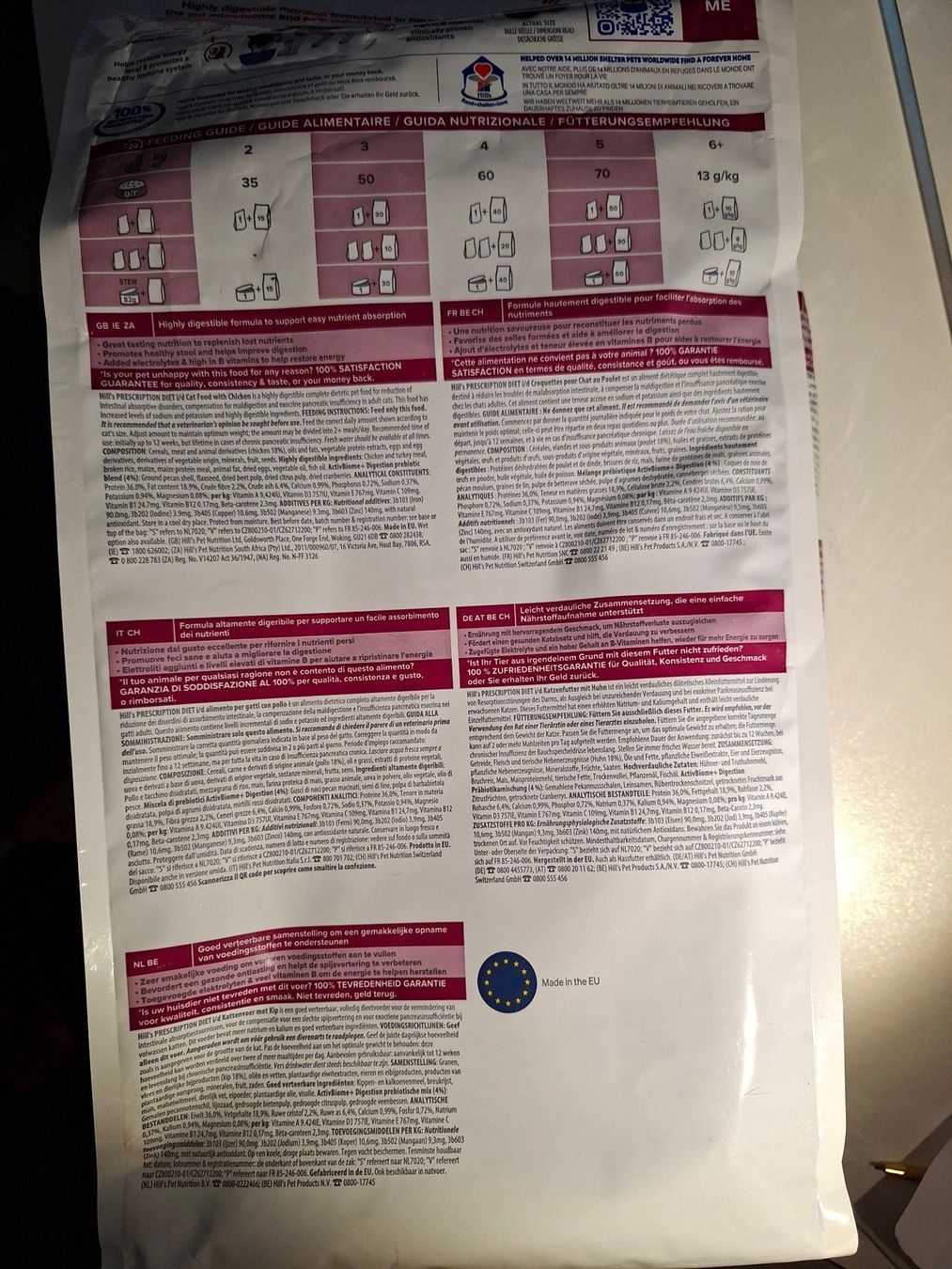 Mangimi: Hill's Prescription Diet i/d Katzenfutter, ungeöffnet 3 kg – Nuovo e nell'imballaggio originale da Weiningen ZH venduto da Annakatharina 1