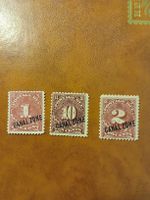 Rare! Lot de 3 Timbres Zone du Canal Panama Anciens