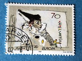Nr. 1051 Pierrot spielt mit dem Faden GESTEMPELT 2002   
