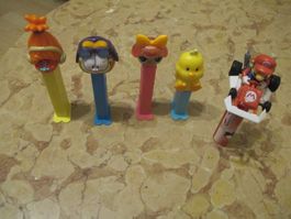 Pez Spender 4 Stück Und 1 Mario Kart DS Vintage ?