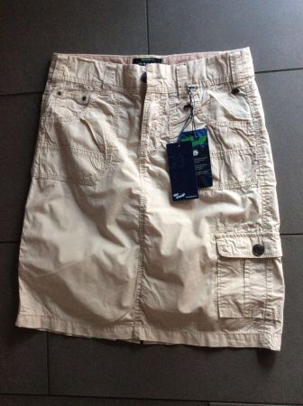 **G-3000** lässiger JUPE/ROCK Gr.34/XS CASUAL sand/beige NEU