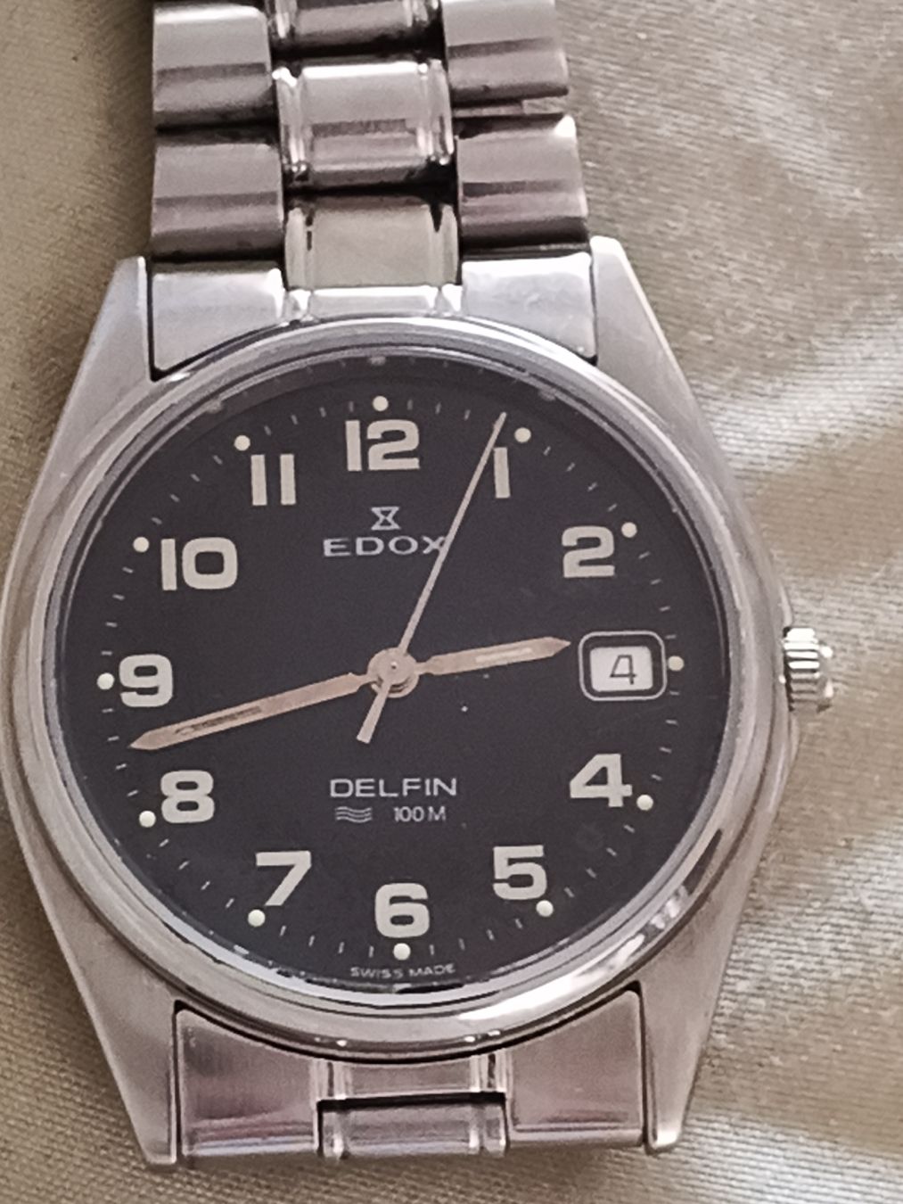 Edox Uhren: Edox"Delphin"-Quarzuhr, läuft – Gebraucht aus Glattbrugg von Vintagetime-Ch 3