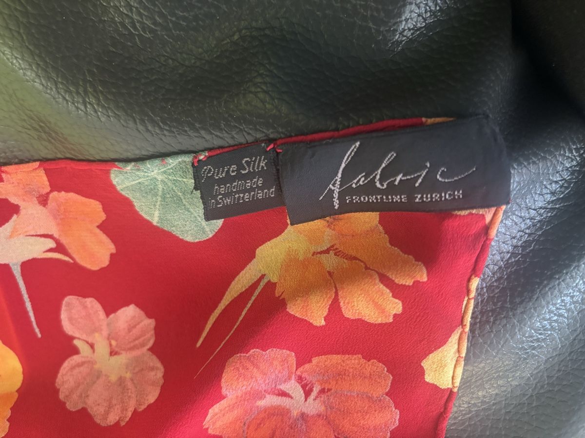Fabric Frontline Foulard & Sciarpe: Fabrice Frontline Seidenfoulard – Usato da Wattenwil venduto da golf1977 1