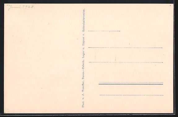 Cartoline postali: AK Davos, Blick auf das Spinabad – Usato da Berlin venduto da bartko-reher 1