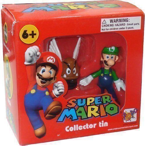 Statuette: Super Mario Figurines Collector Tin – Nuovo e nell'imballaggio originale da Zürich venduto da urbancity