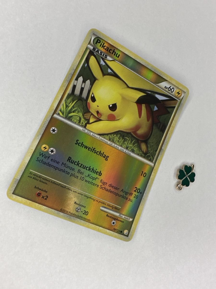 Pokémon Carte collezionabili: Pokemon 2010 Pikachu 78/123 Reverse Holo – Usato da Uster venduto da Neonschwarz 1