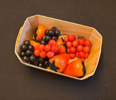 Spielküche Erdbeeren und Beeren Kinder Spielzeug Holz