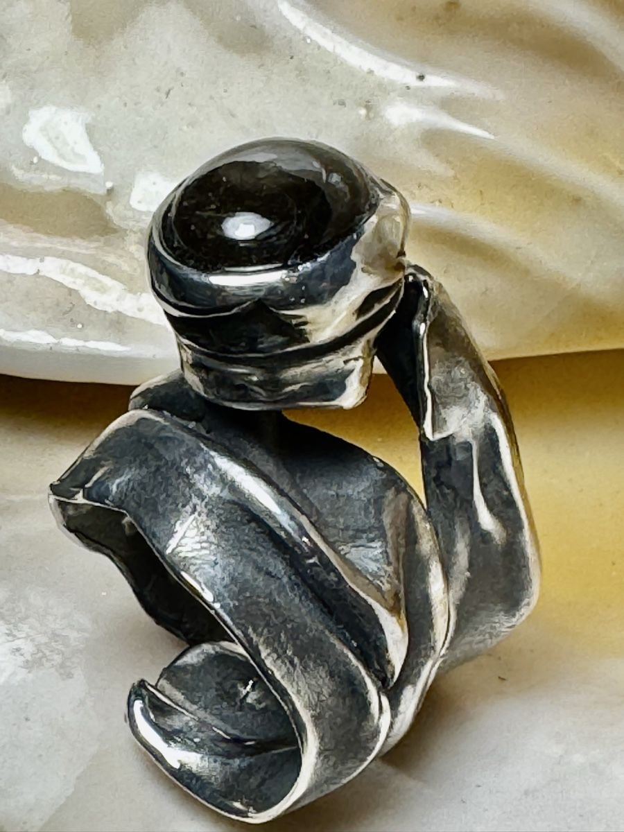 Bagues: Echter Sternsafir - Designer-Ring Silber – Neuf avec emballage d'origine à Jona par Herzschmiede 2