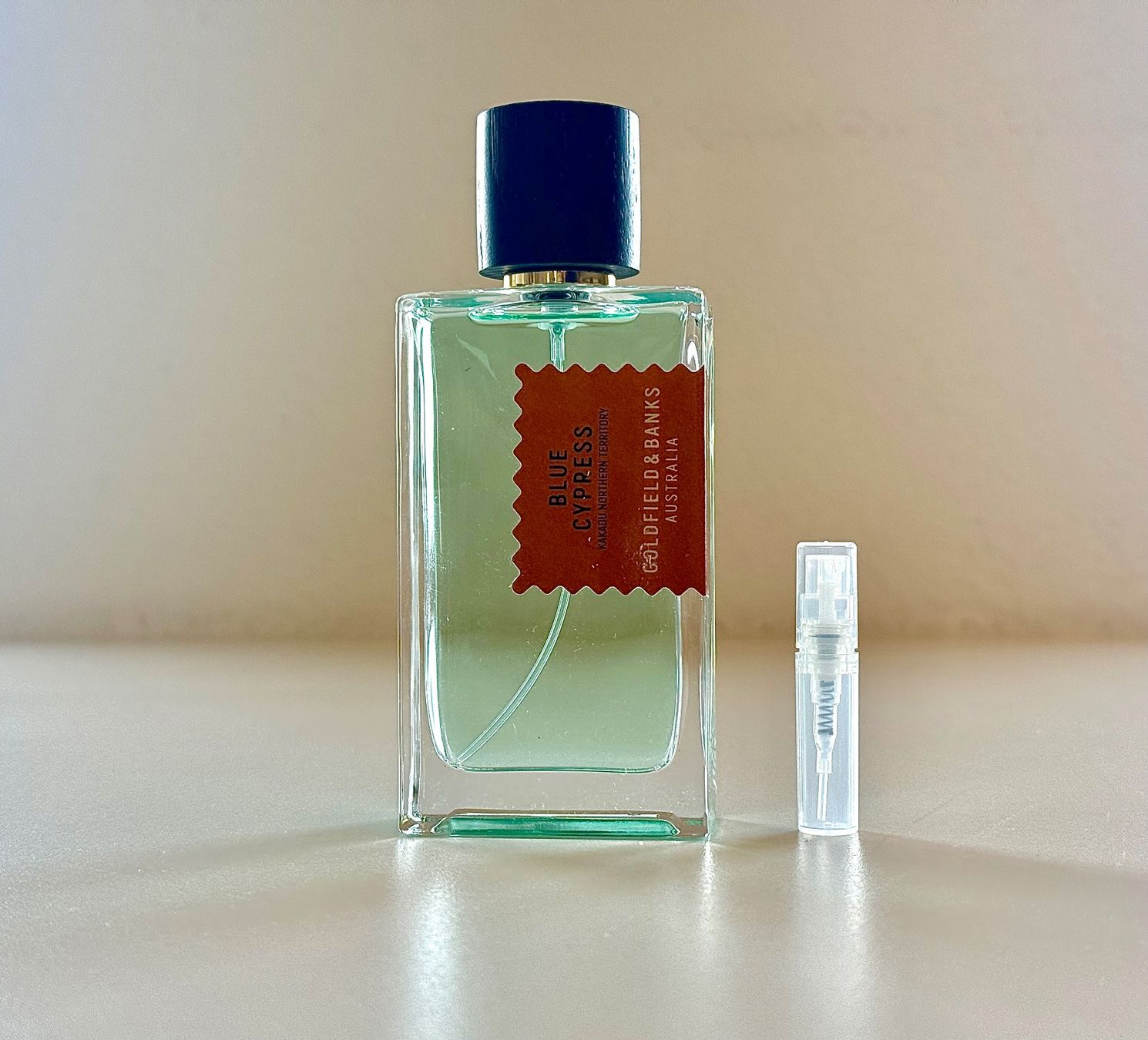 Parfum & Eau de Toilette: Blue Cypress - Goldfield & Banks -2ml – Gebraucht aus Zug von grivis