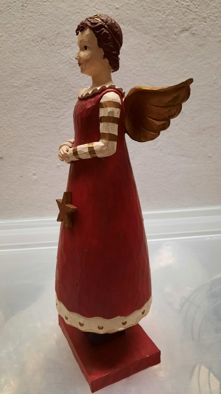 Statuette: Grosser, roter Engel (Stehfigur) – Usato da Neftenbach venduto da DanielaS01020304 3