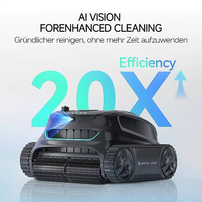 Accessori per Piscine: WYBOT S2 Solar Vision Roboter-Poolreiniger – Nuovo e nell'imballaggio originale da Malans GR venduto da BUYBEST-Schweiz