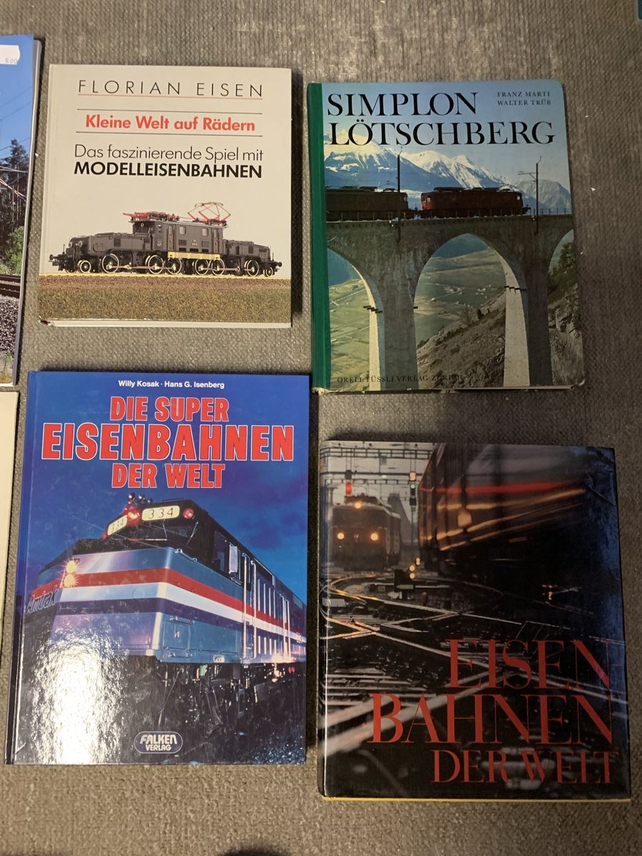 Modelleisenbahnen: 10 Eisenbahnbücher-Zeitungen, Emil72 – Neu (gemäss Beschreibung) aus Winden von EmilNeu 2