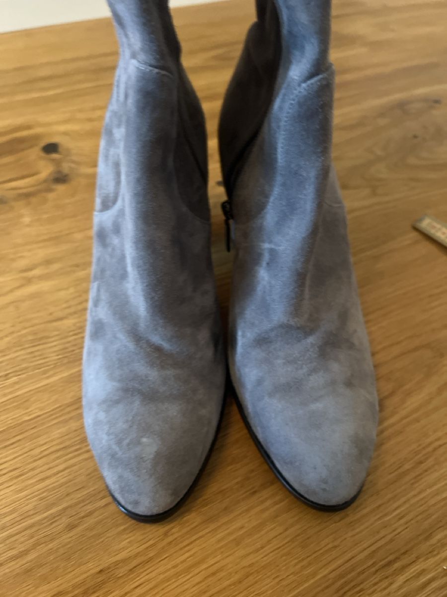Navyboot Scarpe da donna: Navyboot Overkneestiefel grau Lederoptik Grösse 41 – Nuovo (secondo la descrizione) da Affoltern am Albis venduto da Geton69 6