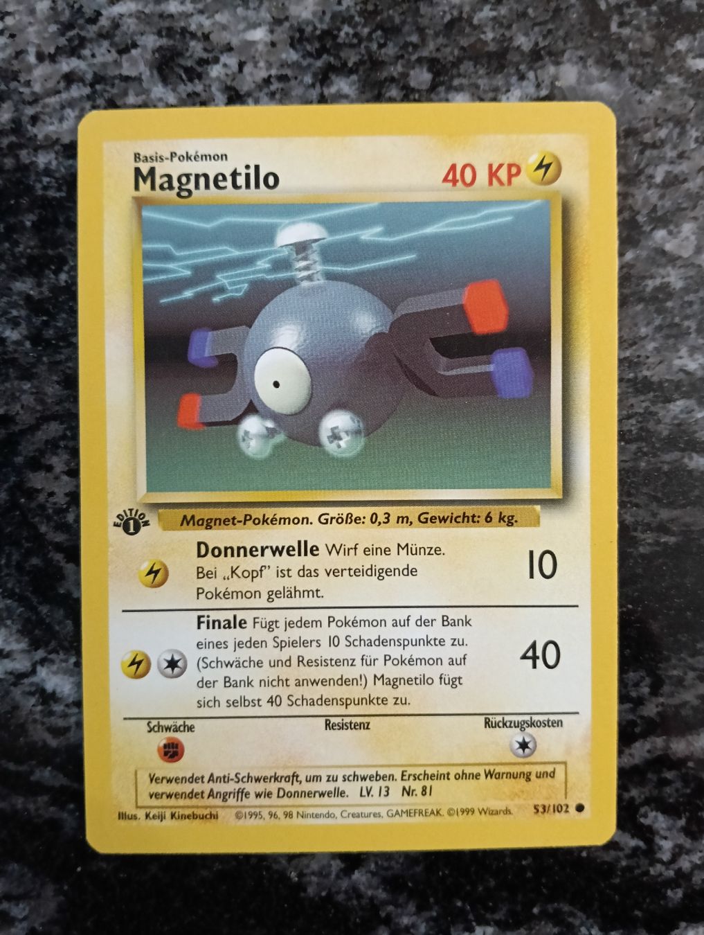 Pokémon Carte collezionabili: Bade Set 1 Edition  Magnetilo     guter Zustand – Usato da LEUZIGEN venduto da mic_sdh5