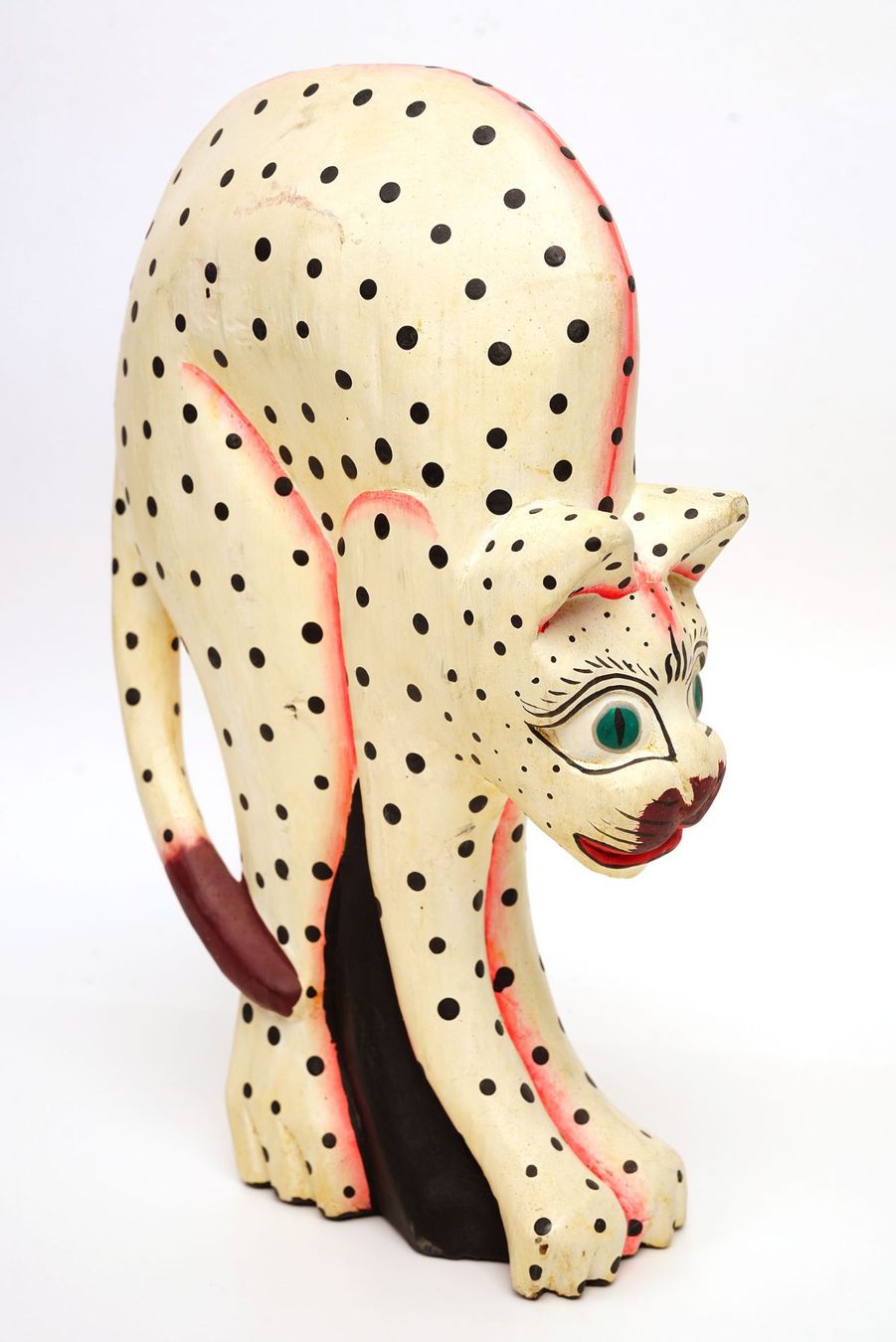 Figuren: Handgeschnitze Katze aus Bali, 29cm – Gebraucht aus Buochs von chicco64 6