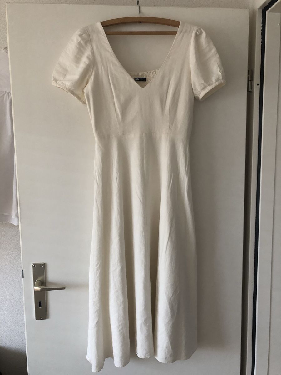 Zara Kleider: Zara - Sommerkleid mit Leinen – Gebraucht aus Chêne-Bourg von sienna8245