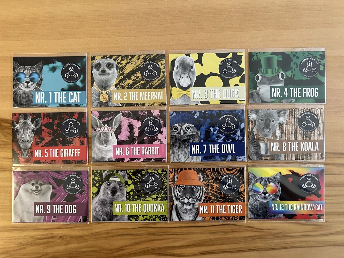 Liechtenstein Kryptobriefmarken Crypto Stamps Nrn. 1 - 12 (Neu und  originalverpackt) in Uster für CHF 99 – mit Lieferung auf Ricardo kaufen