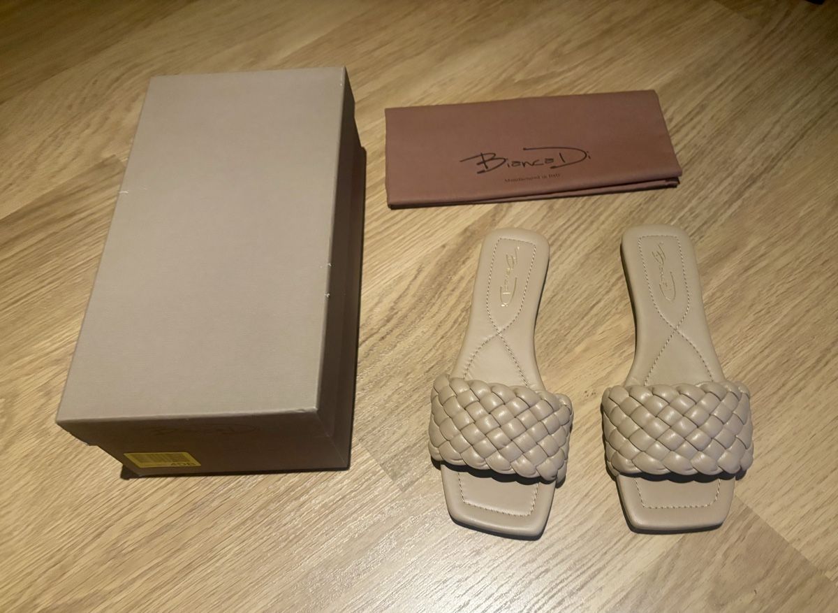 Zalando Scarpe da donna: Bianco D. Braid Pantolette Neu mit Box! – Nuovo e nell'imballaggio originale da Baden venduto da Tiffany6878