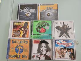 8 Sommer CDs - Party, Rock & Pop Hits (nr.83)