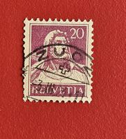 TELL 154 VOLLSTEMPEL ZUOZ GRAUBÜNDEN 1924