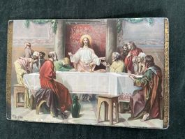 Religiöses Bild Abendmahl Jesus Andachtsbild